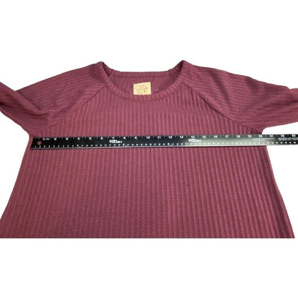 CHASER Long Sleeve Crew Neck Thermal Top Purple XL 8-16 - Picture 5 of 10